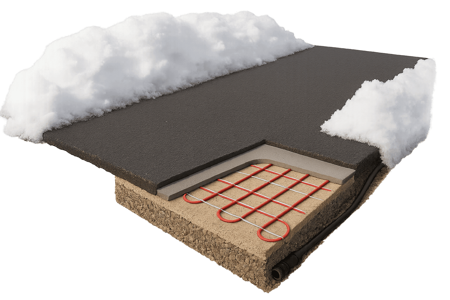 Heated Driveway & Snow Melting No BG Image